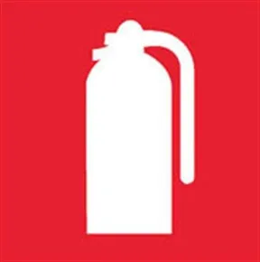 Selbstklebeetikett „Feuerlöscher“, APLI
